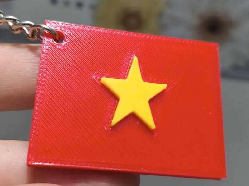 Viet Nam Flag keychain