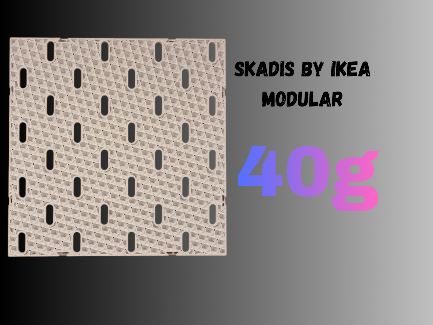 Skadis Ikea modular 40g