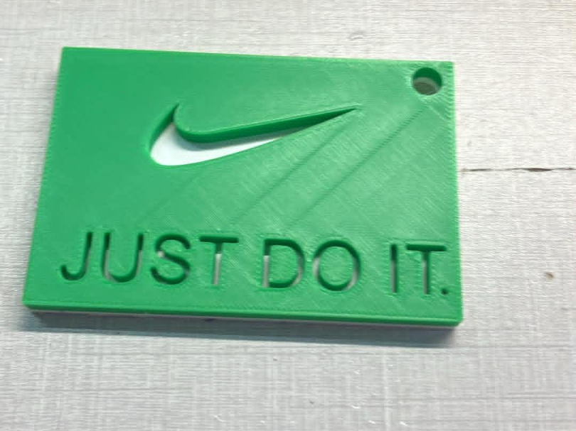 JUST DO IT key chain