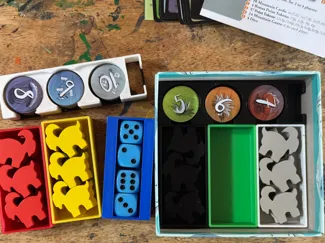 Mountain Goats board game insert hybrid