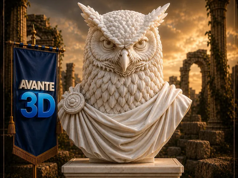 Busto Sabedoria Avante3D