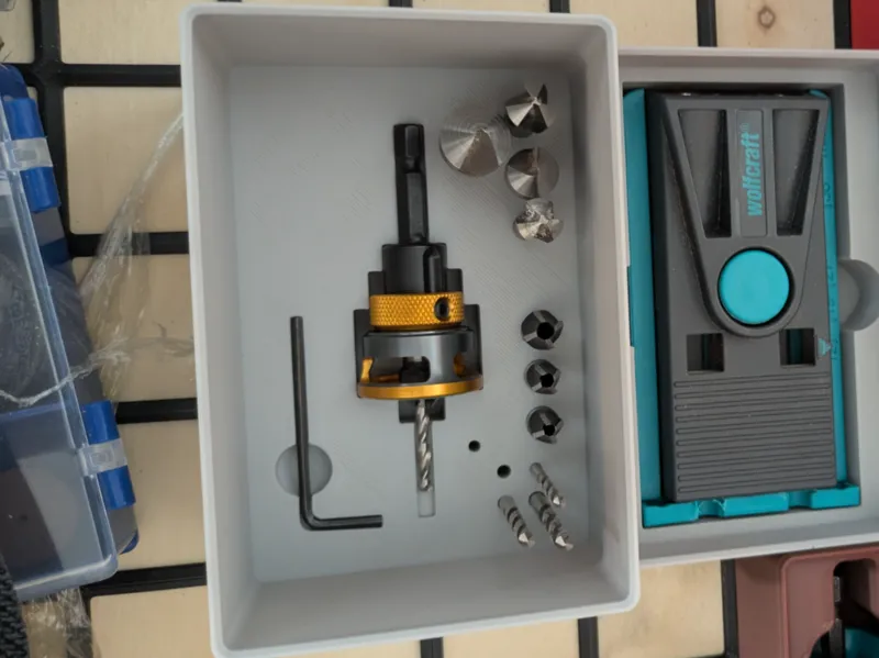 Countersink Set Gridfinity 3x2 Stackable