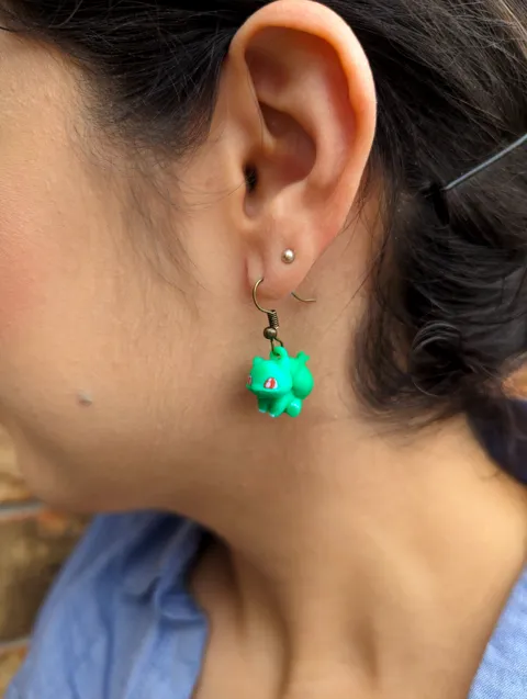 Pokemon Earrings with Stand view 3