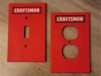 Craftsman switch and receptacle plates