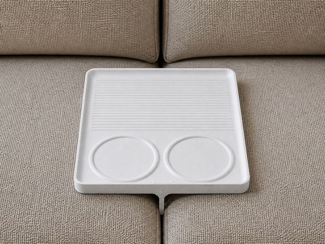 Sofa Tray | Table in between cushions of a sofa