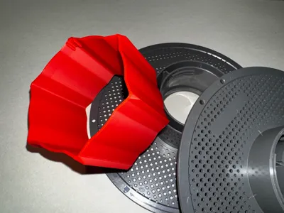 Reducing ring for cardboard spools with inner Ø102mm