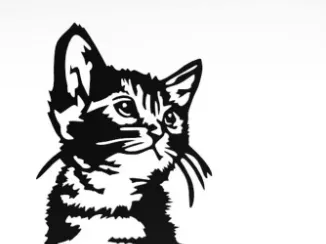 Cat Hanging Wall Decoration