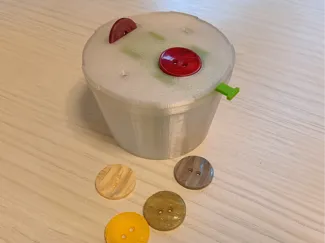 Fine Motor Skills Sorter & Button Drop Toy