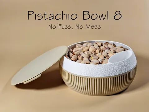 Letrero o emblema decorativo: Pistachio Bowl 8 (Threaded) — referencia de MakerWorld