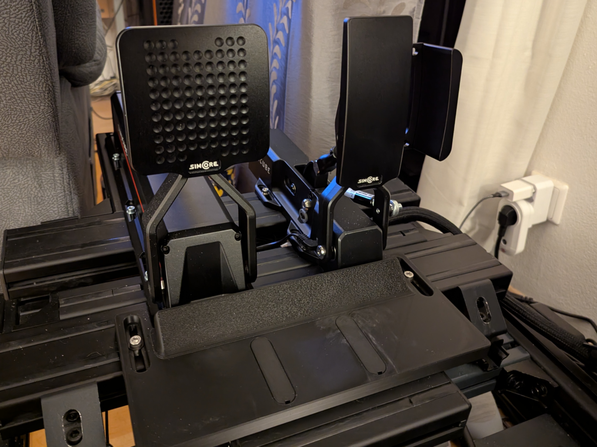 Sim Racing heel rest / stop