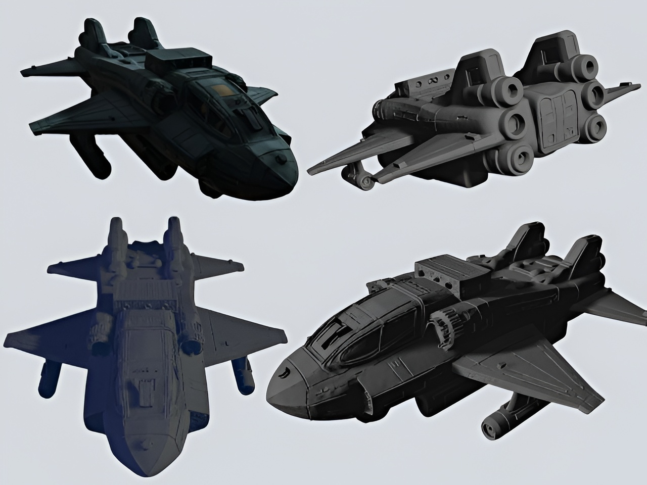 Military Style Army Dropship TTRPG DND Miniature