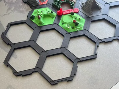 Catan Game - Magnet-free Frame for board setup