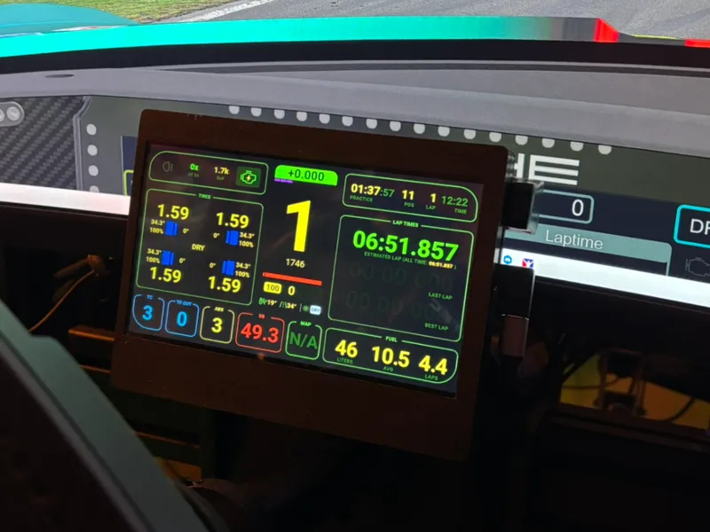Halterungen für 7 Zoll Dashboard Simracing