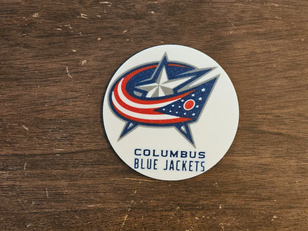 Columbus Blue Jackets Coaster by miker73 - MakerWorld
