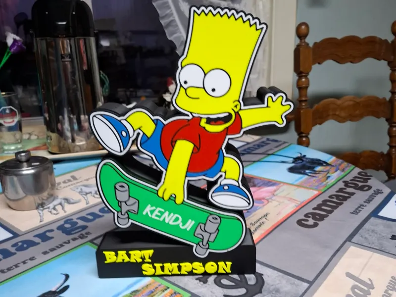 Lightbox bart simpson