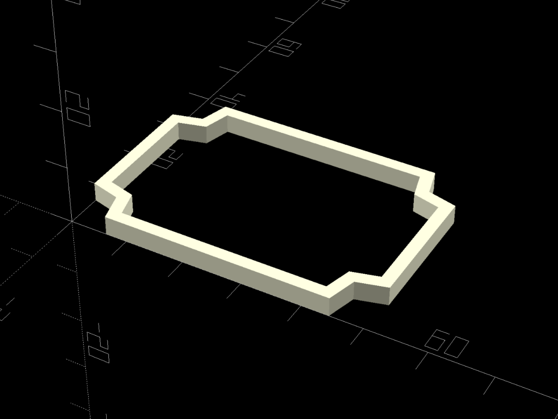<BSG> BEVELED CORNERS FRAME