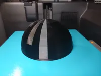 Diameter 140mm, low-poly: 0.2mm layer, 2 walls, 15% infill