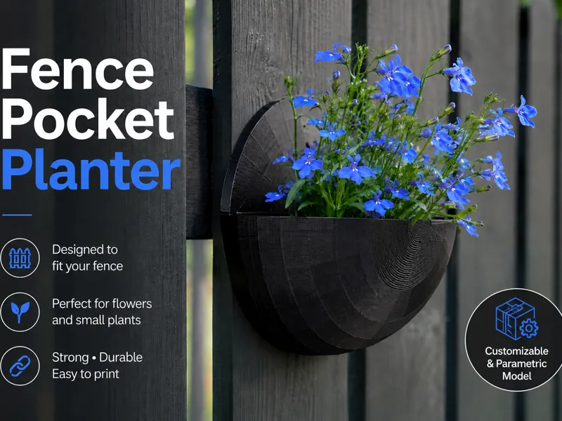 Fence Pocket Planter