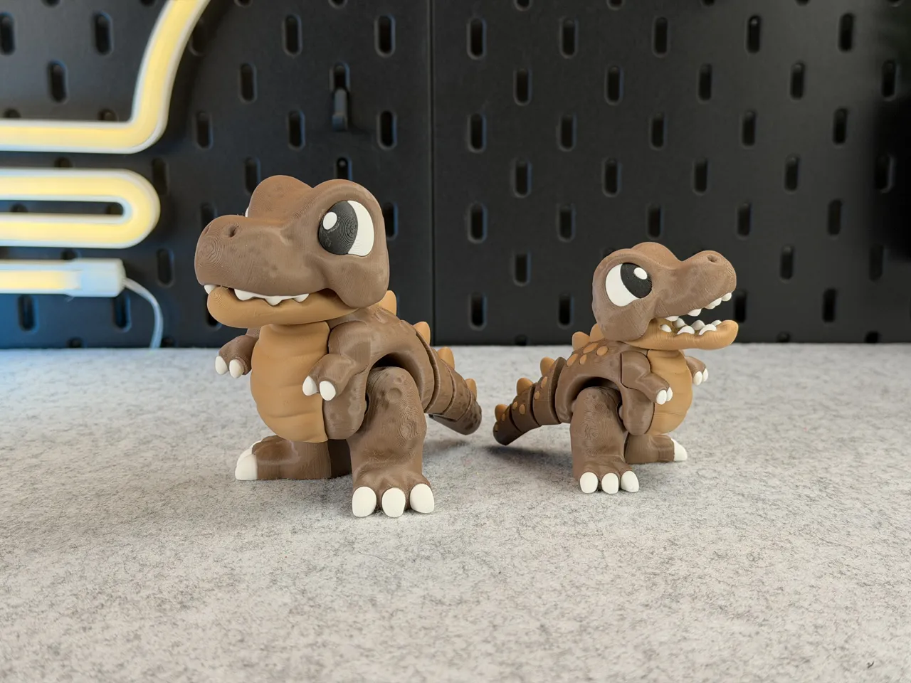 Articulated Cute T-Rex view 2