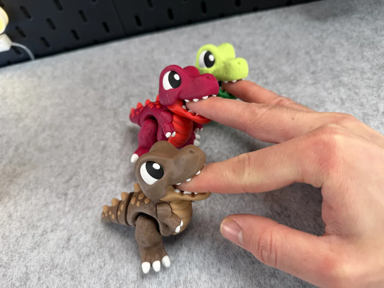 Articulated Cute T-Rex view 4