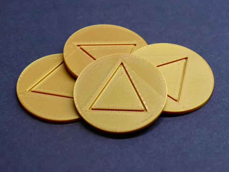 Squid Game Triangle Dalgona Cookie