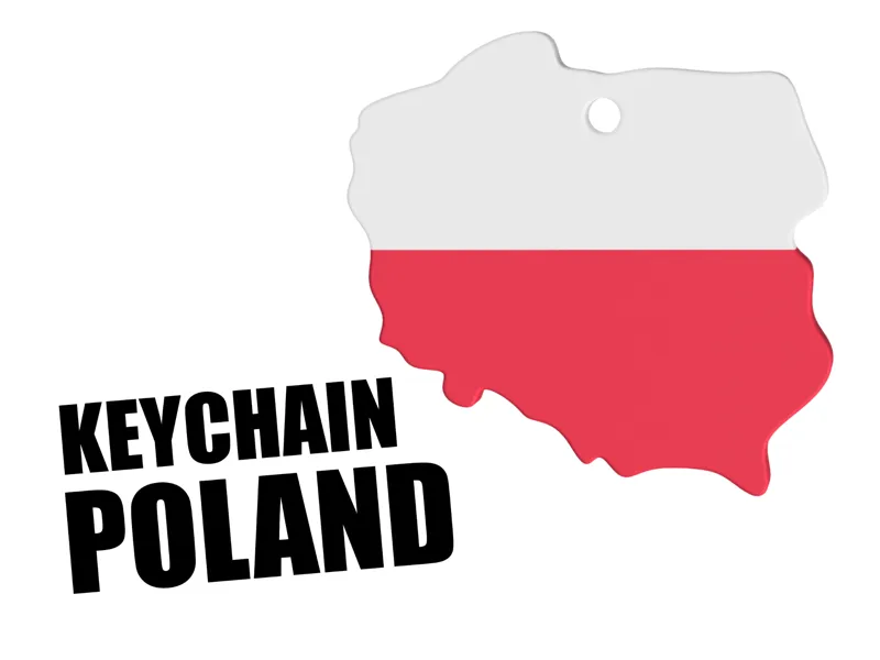 Poland Keychain