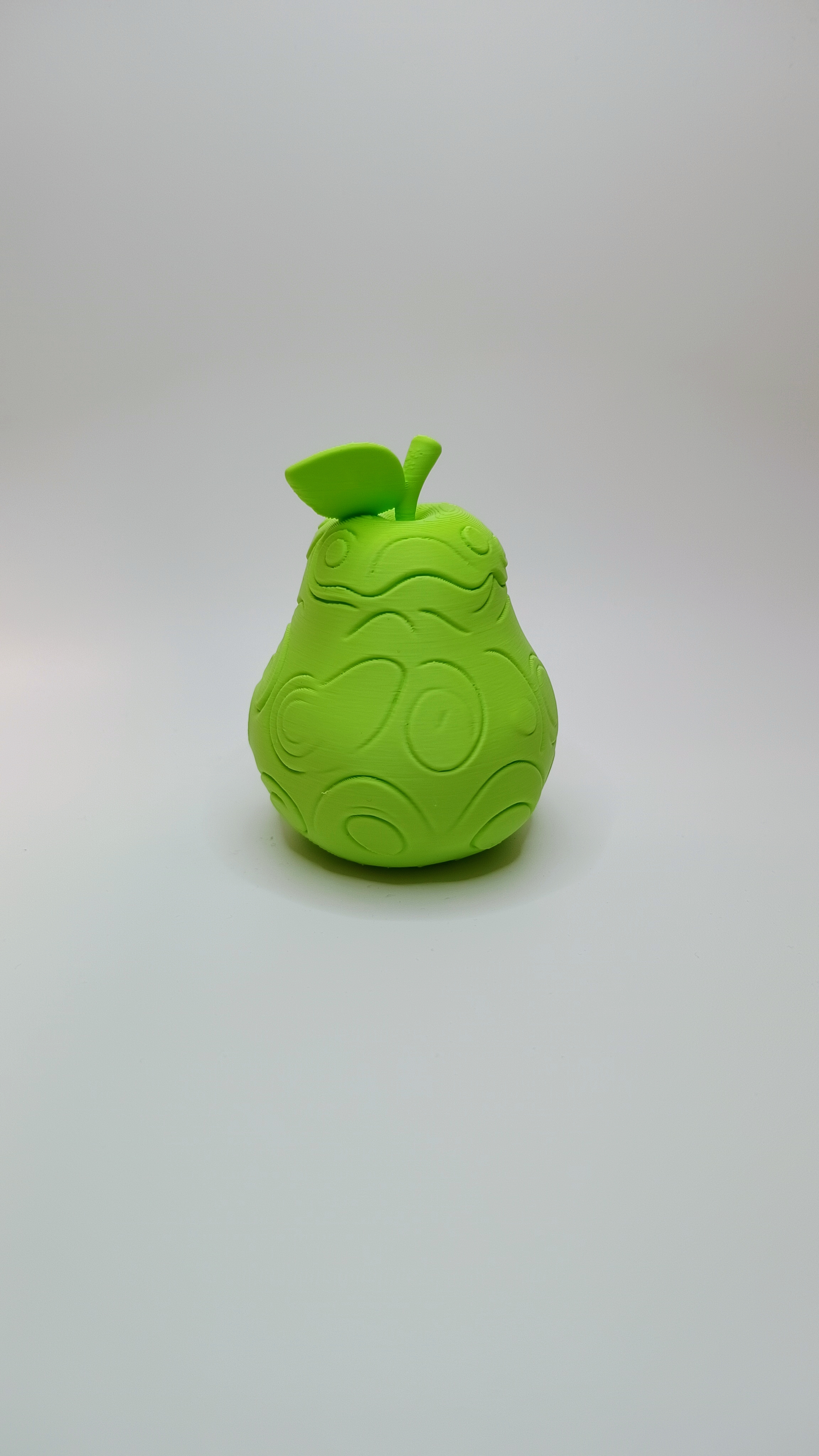 Cheerful Pear Figure with a Playful Smile - Free 3D Print Model