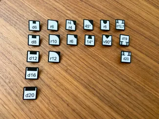Labelset für Gridfinity Fräserbox