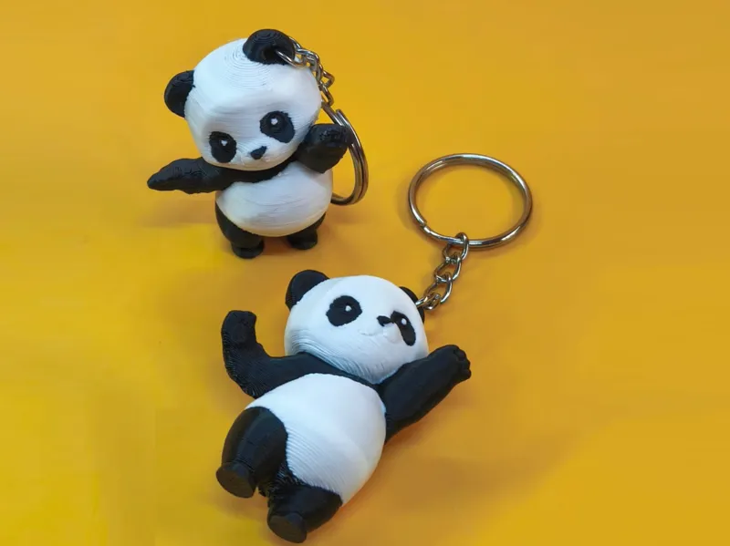 Cute Panda Keychain
