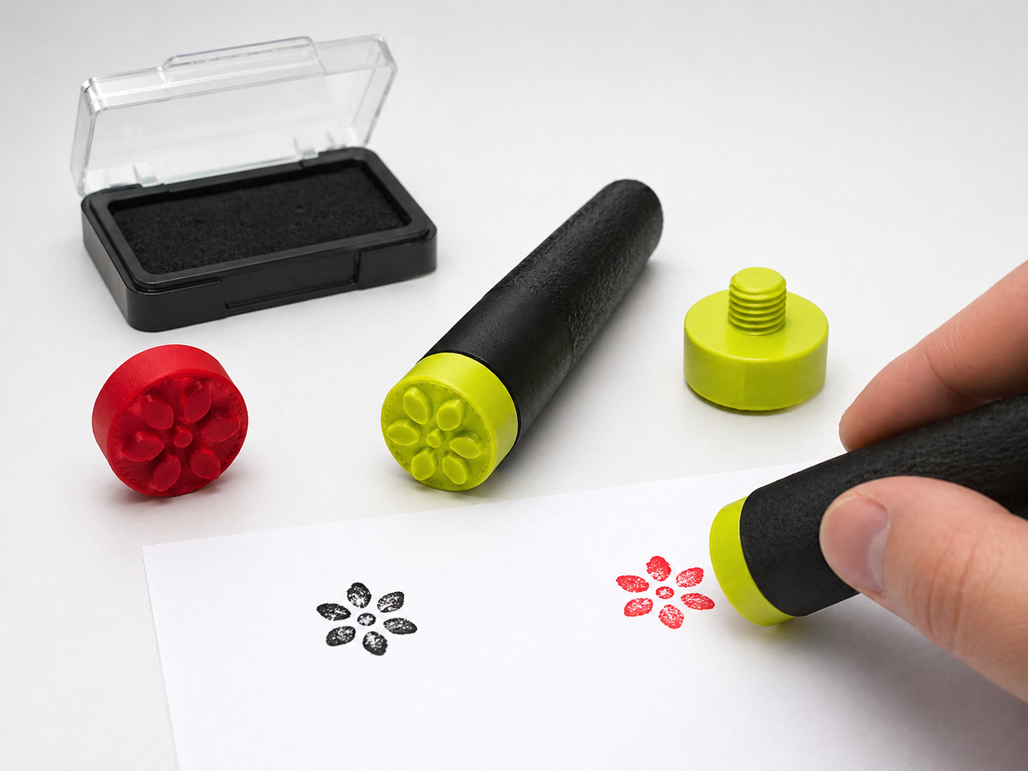 SwapHead Stamp (Ergonomic modular stamp)