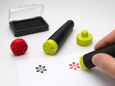 SwapHead Stamp (Ergonomic modular stamp)