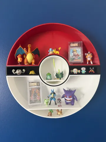 Estante o repisa: Giant Poké Ball Wall Display Shelf – 50cm — vista de referencia 2