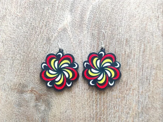 RetroBloom Riot - Earrings
