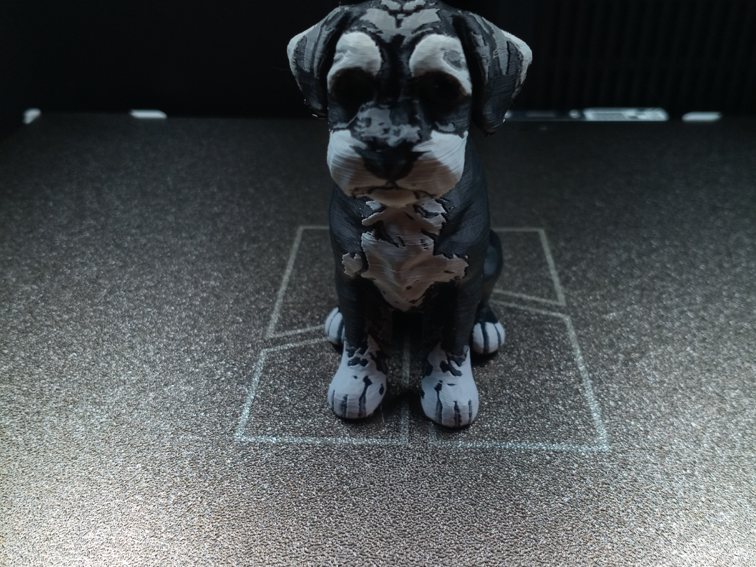 schnoodle dog statue