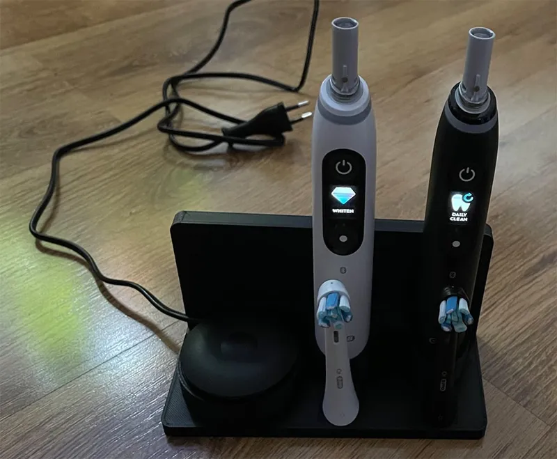 Halter für Oral-B iO 2 Bürsten und 2 Geräte