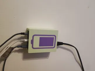 Wall Mount - Hama USB charging station 51 W 