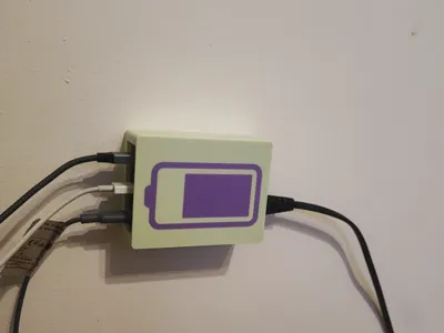 Wall Mount - Hama USB charging station 51 W 