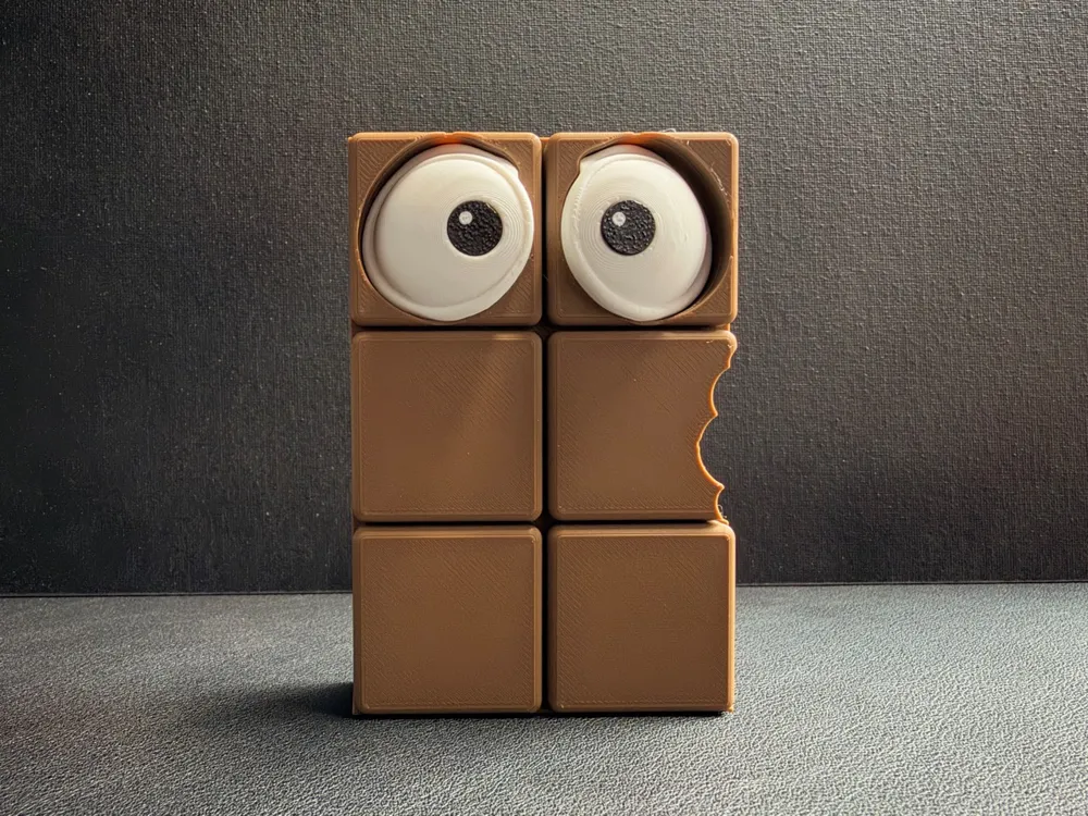 Chip the Chocolate Bar | Bite Buddies | NO AMS - Free 3D Print Model ...