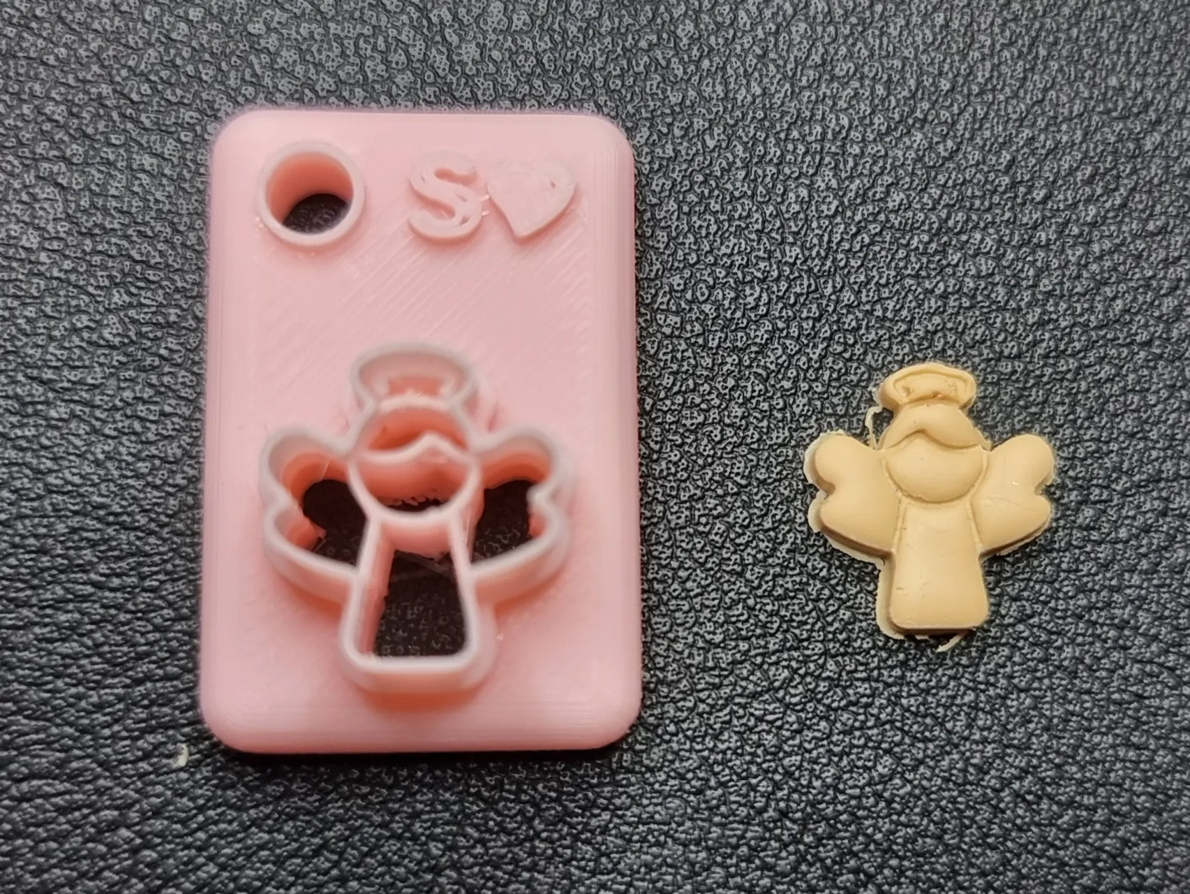 Polymer Clay Earring Cutter – Angel view 2