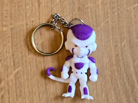 Llavero: Dragon ball Frieza flexi keychain — referencia de MakerWorld