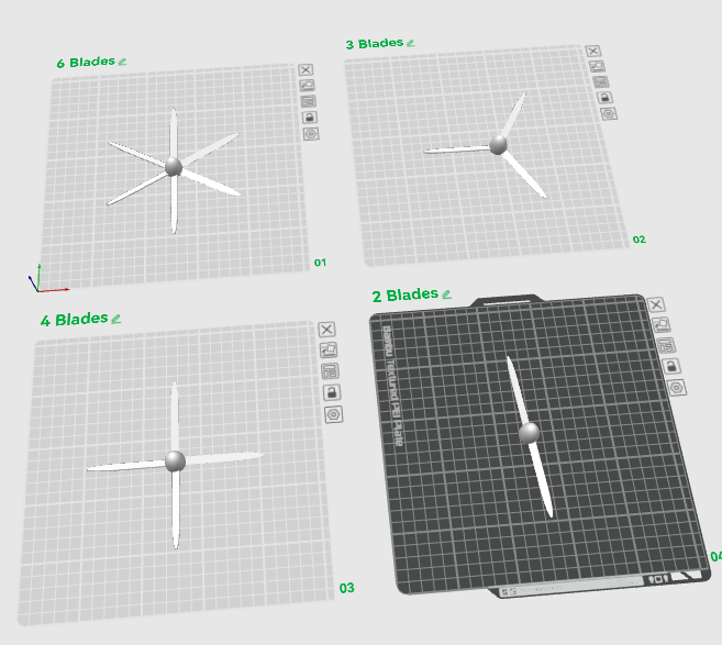 Miniatura 2 do modelo 3D Legocompatible propellers
