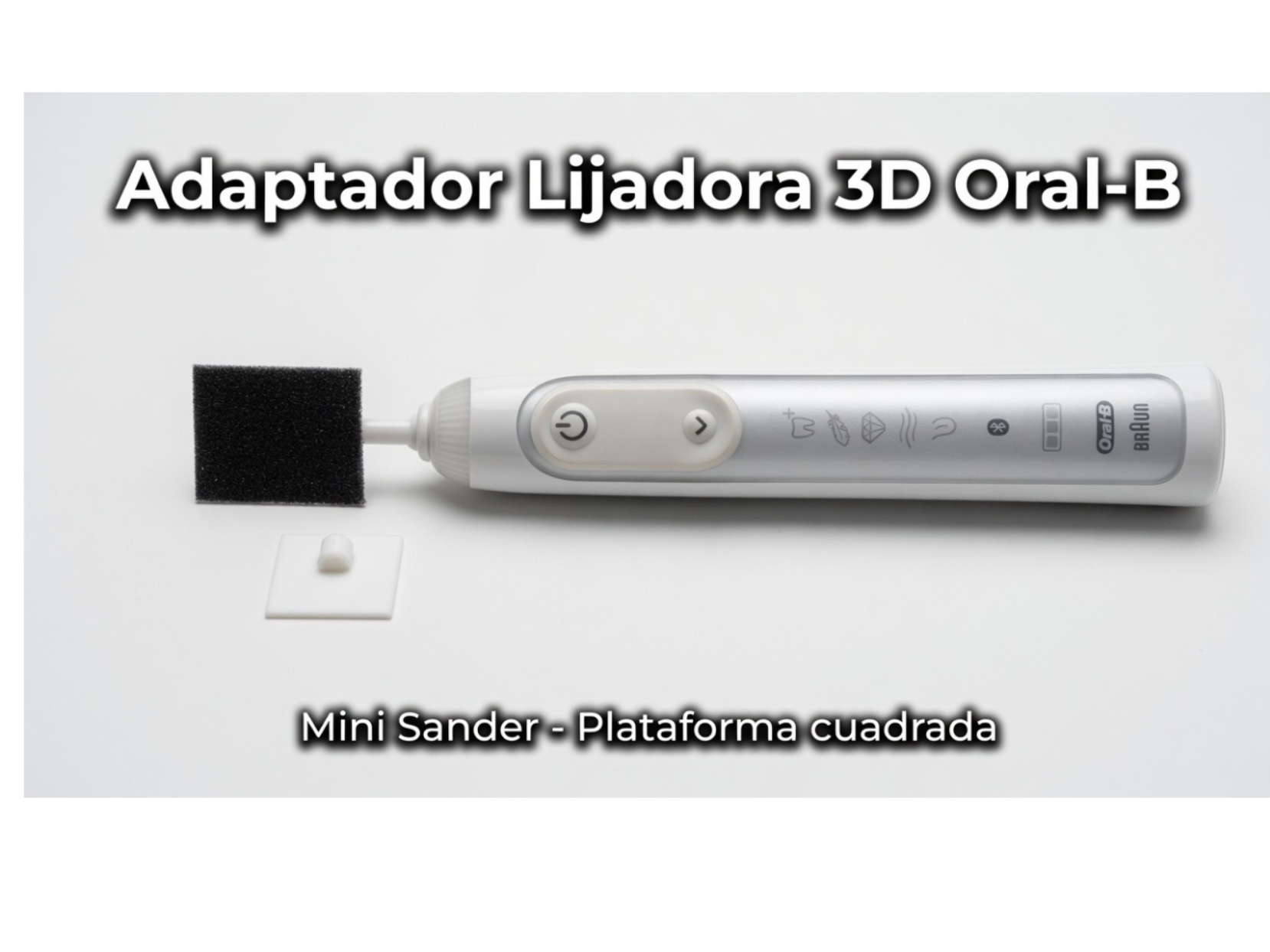 adaptador lijadora oral B cepillo electrico
