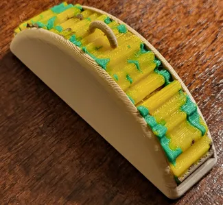 Homemade Taco Ornament