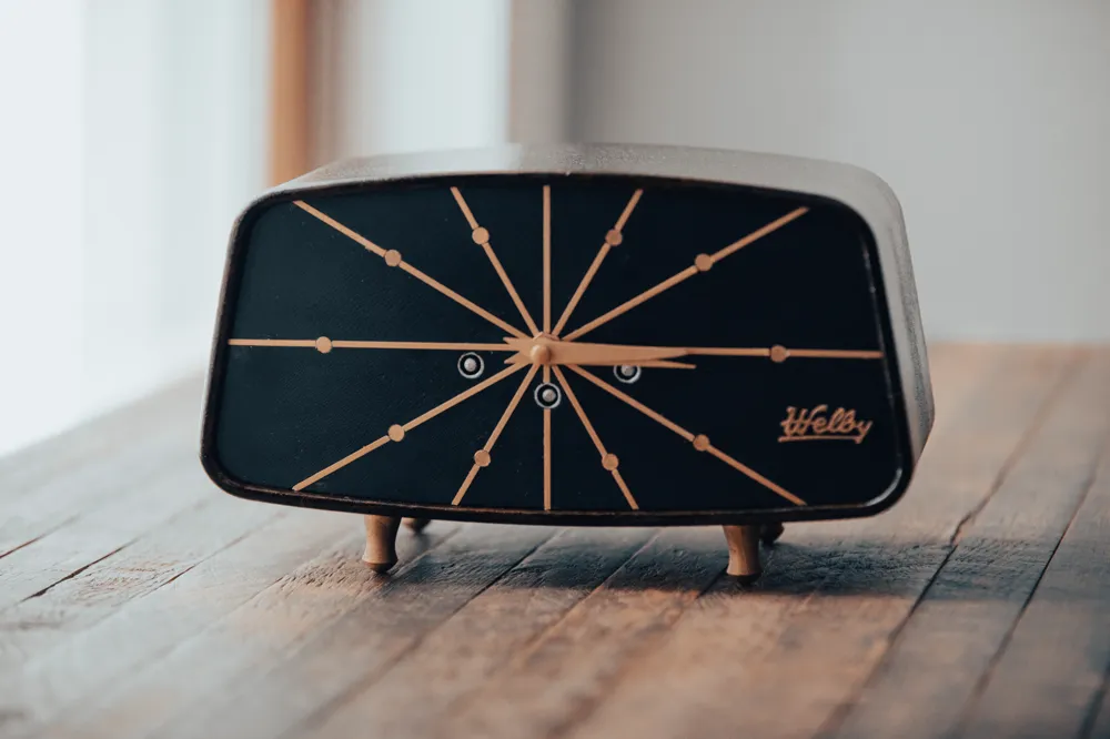 MidCentury Welby Mantle Clock by mitchrichie MakerWorld