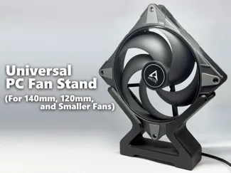 Universal PC Fan Stand (For 140mm, 120mm, etc.)