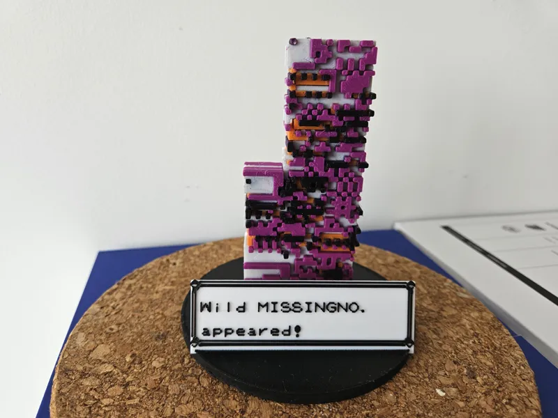 MissingNo. Pokemon #000 error figurine
