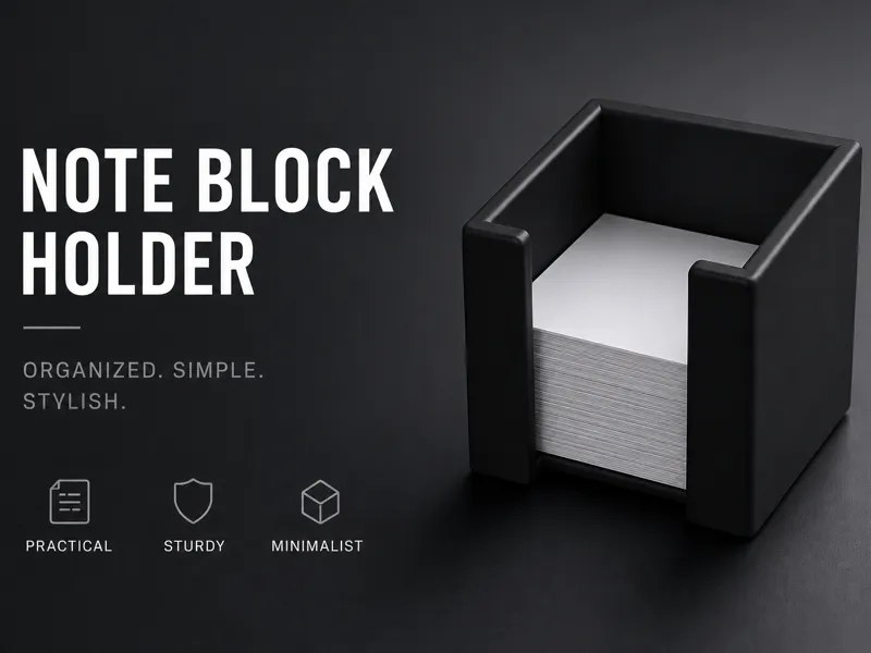 Minimalist Note Block Holder