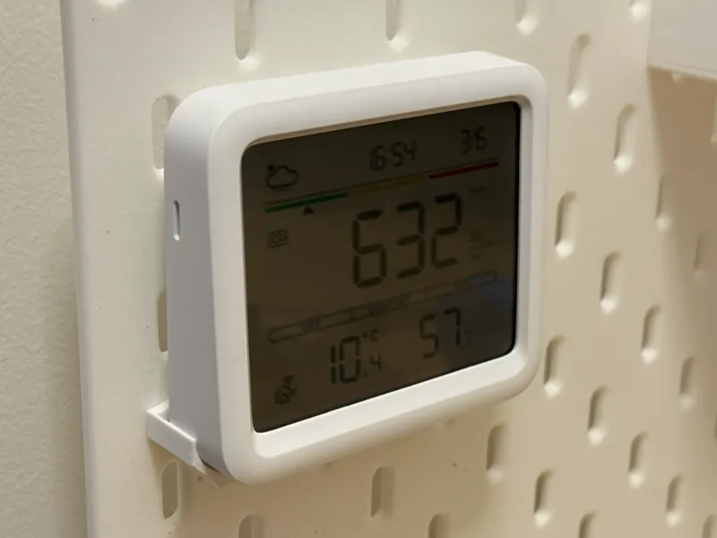 Skadis Switchbot CO2センサー holder