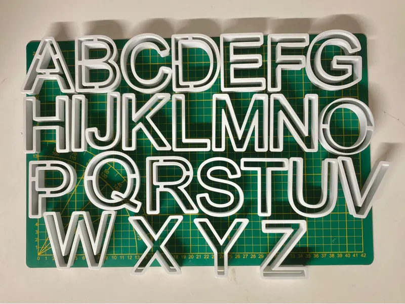 Alphabet Cookie Cutters