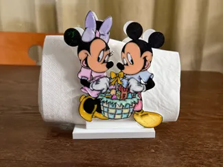 Mickey and Minnie Easter basket Napkin holder